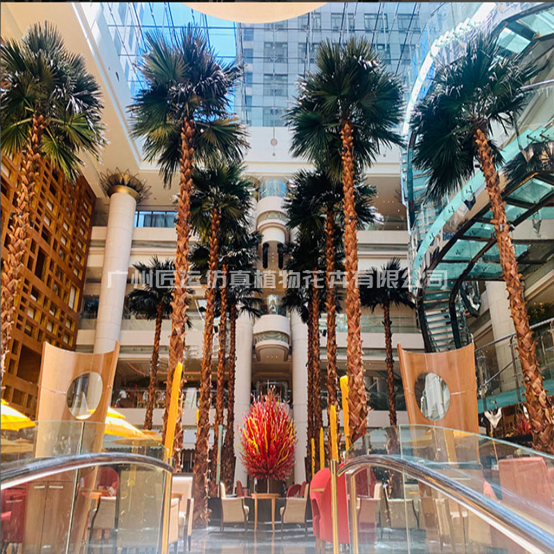 威斯丁酒店仿真棕櫚樹